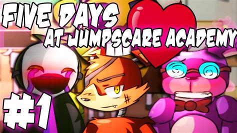 five days at jumpscare academy dating sim